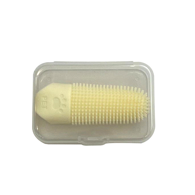 Silicone Pet Finger Toothbrush for Oral Cleaning