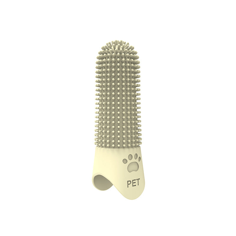 Silicone Pet Finger Toothbrush for Oral Cleaning