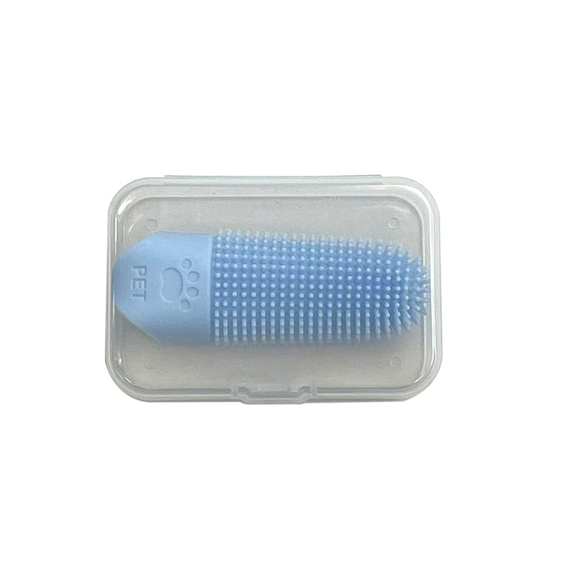 Silicone Pet Finger Toothbrush for Oral Cleaning