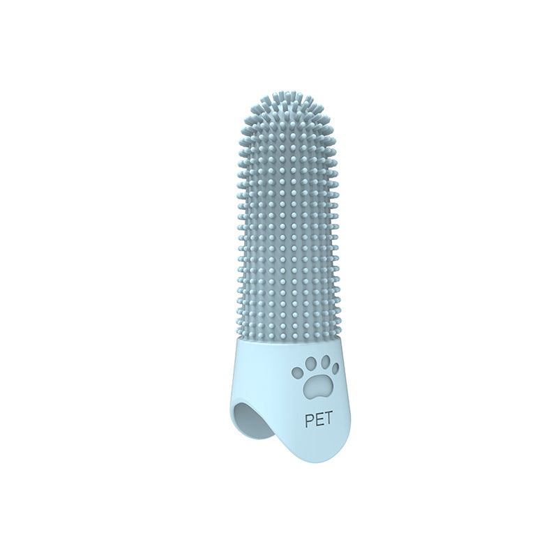Silicone Pet Finger Toothbrush for Oral Cleaning