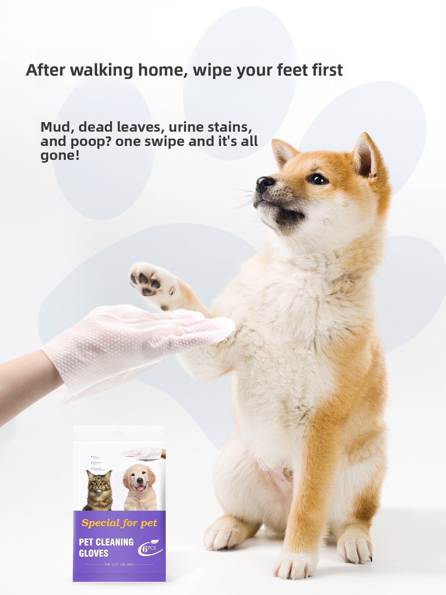 Disposable Pet Cleaning Gloves